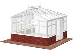 Hipped Back Gable End Conservatory